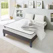 Prêt-à-dormir CRISTAL avec Sommier, Couette, Oreillers et Protège-matelas 