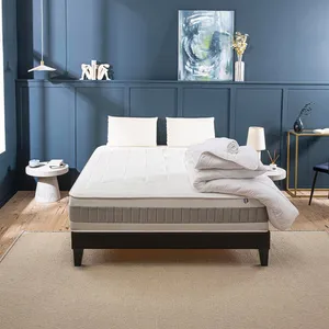 Prêt-à-dormir GRAND HÔTEL avec Sommier, Couette, Oreillers et Protège-matelas 