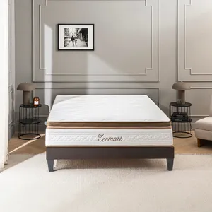 Ensemble Matelas Mémoire de forme ZERMATT avec sommier