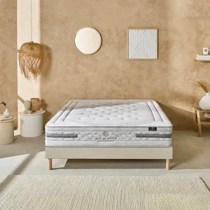 Ensemble Matelas Ressorts ensachés SÉRÉNADE avec sommier