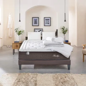 Prêt-à-dormir PRIVILÈGE avec Sommier, Couette, Oreillers et Protège-matelas 
