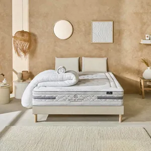 Prêt-à-dormir SÉRÉNADE avec Sommier, Couette, Oreillers et Protège-matelas 