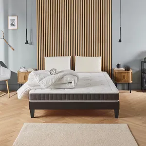 Prêt-à-dormir INTUITION avec Sommier, Couette, Oreillers et Protège-matelas 