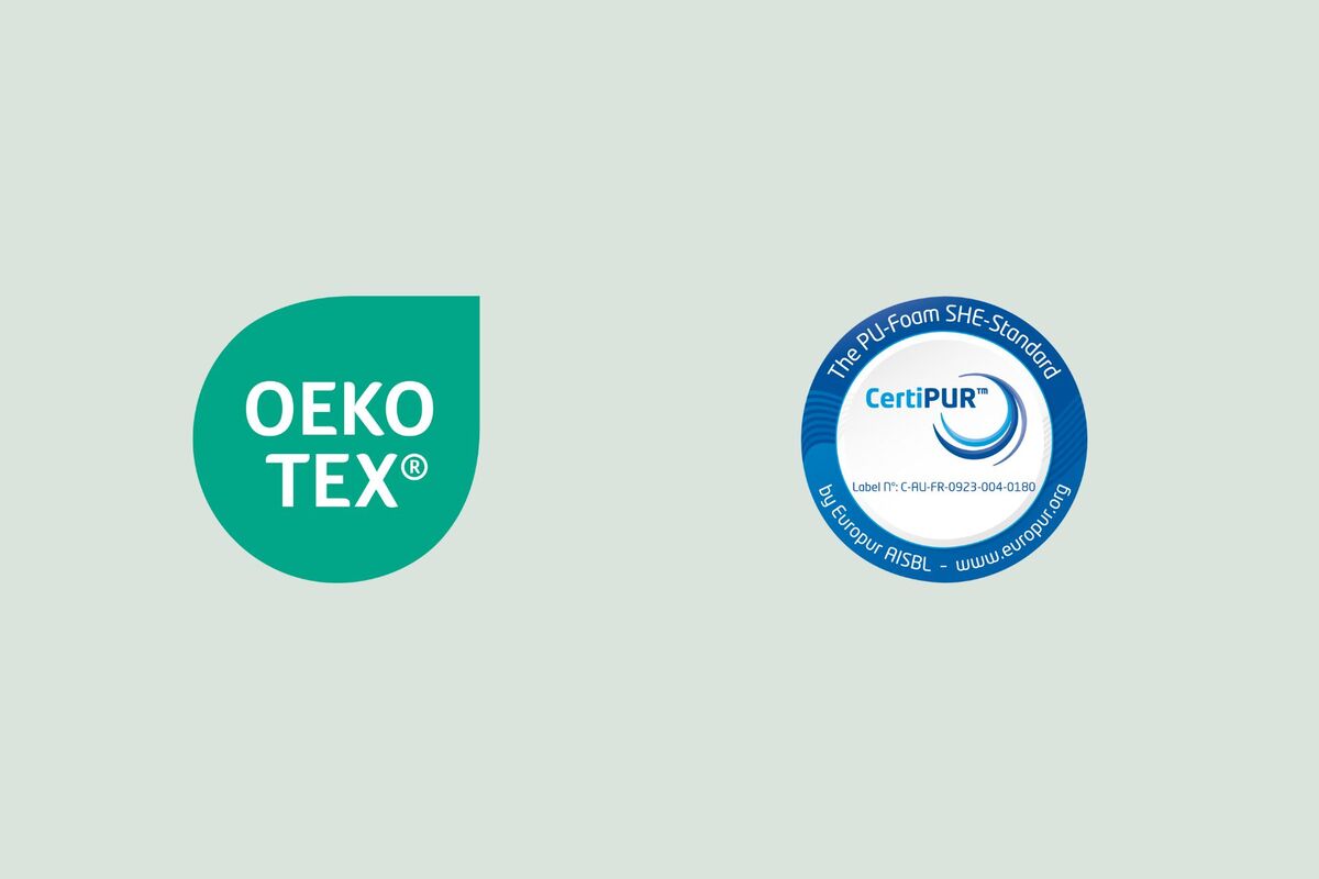 Que sont les labels CertiPUR et OEKO-TEX ?