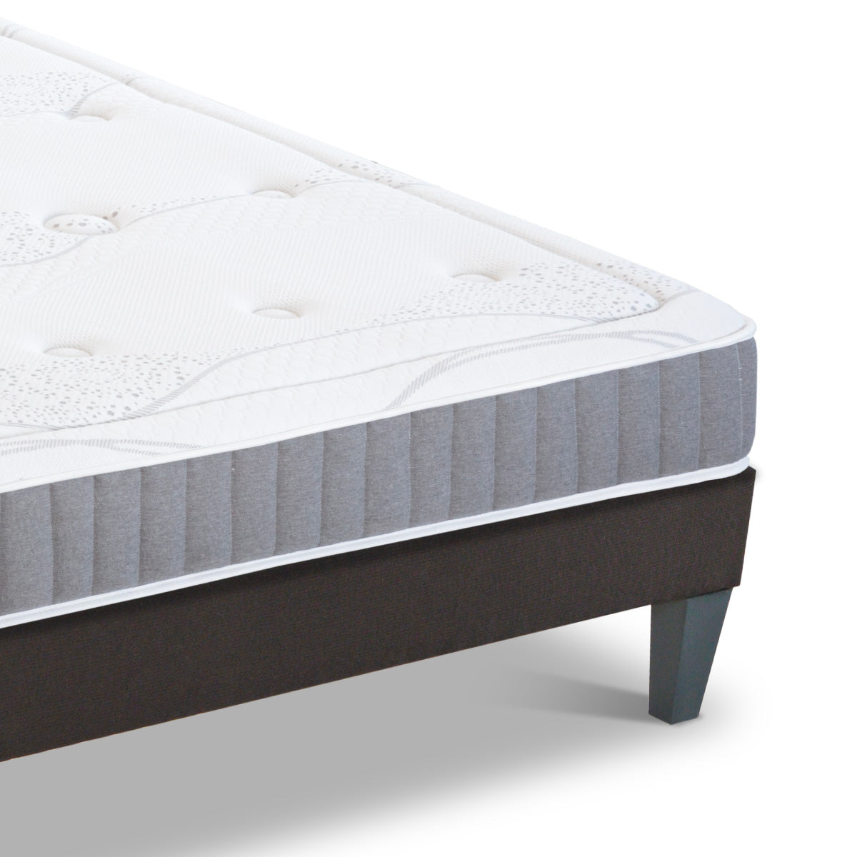 Prêt-à-dormir INTUITION avec Sommier, Couette, Oreillers et Protège-matelas