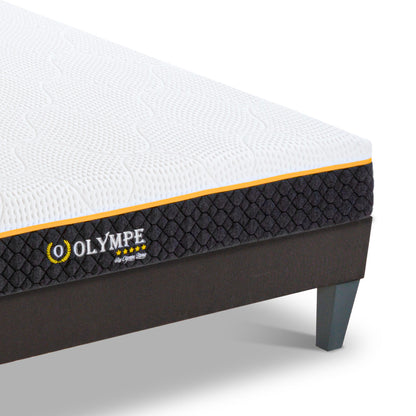Ensemble Matelas Mémoire de forme Olympe avec Sommier