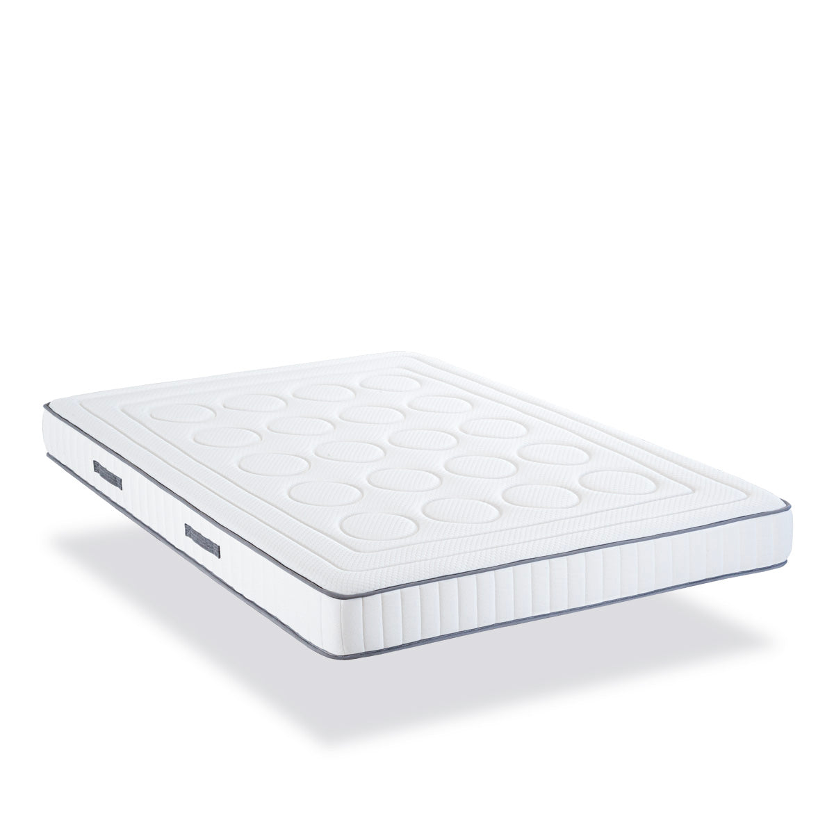 Prêt-à-dormir CRISTAL avec Sommier, Couette, Oreillers et Protège-matelas