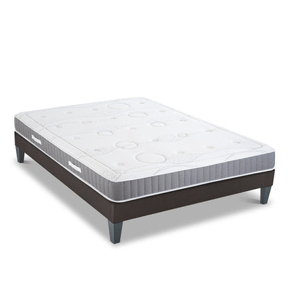 Ensemble Matelas Mémoire de forme INTUITION avec sommier