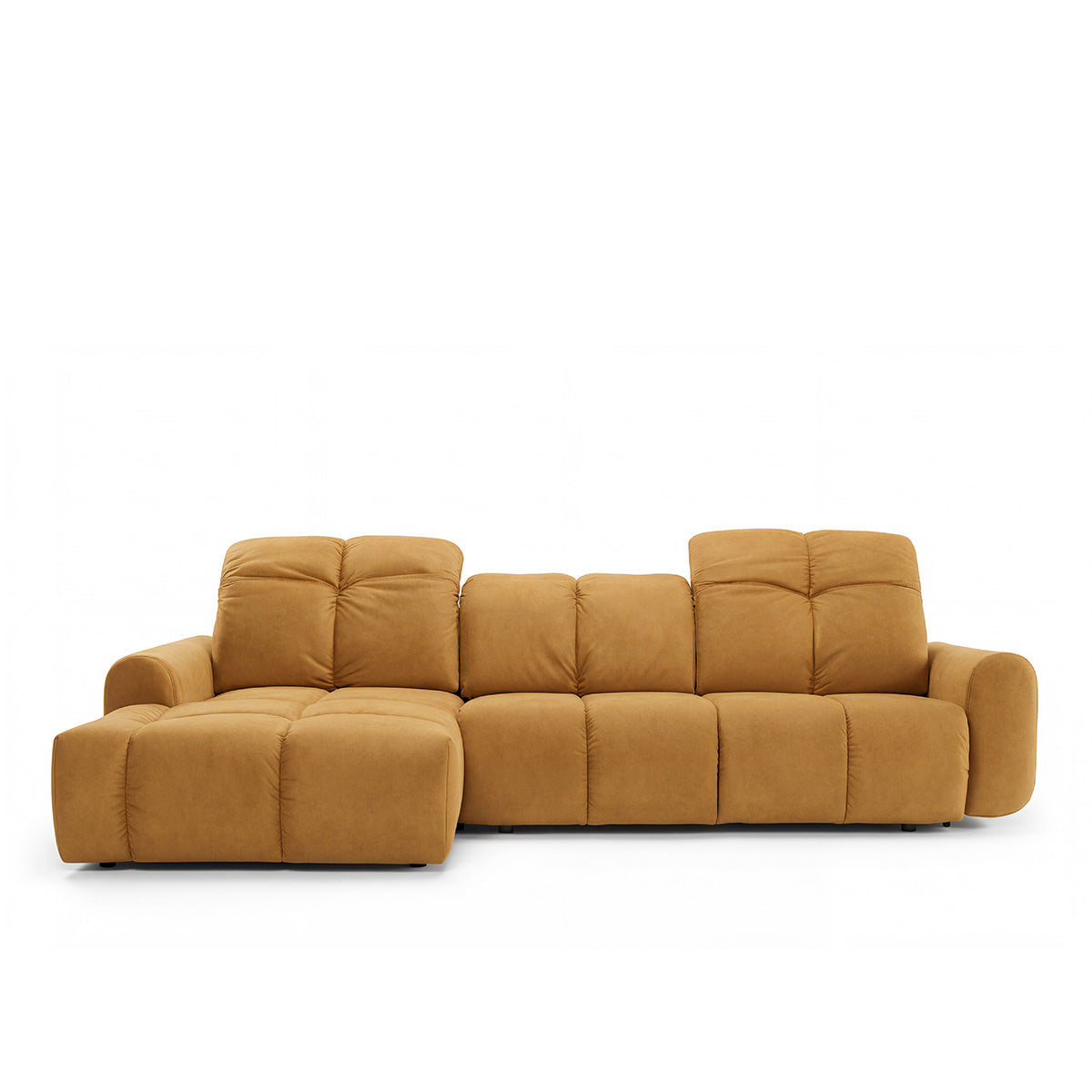 Canapé d'angle convertible - 4 places - Tissu - ANACAPRI