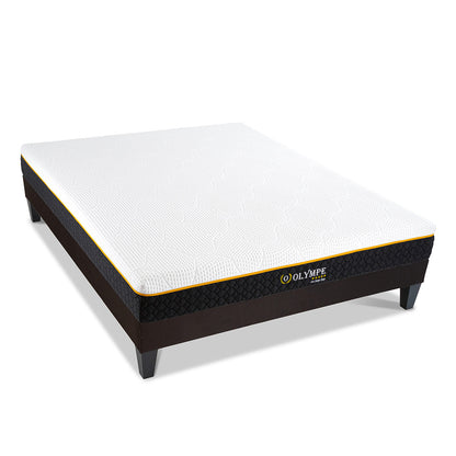 Ensemble Matelas Mémoire de forme Olympe avec Sommier