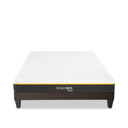 Ensemble Matelas Mémoire de forme Olympe avec Sommier
