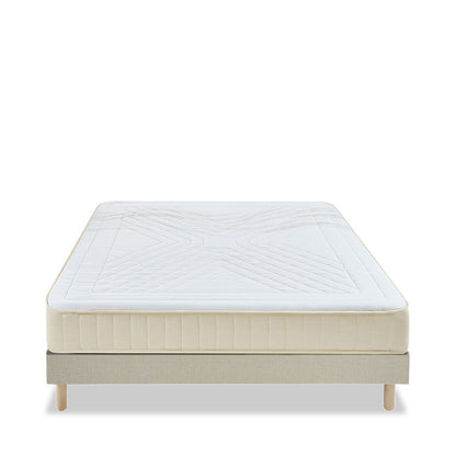 Ensemble Symphonie 2.0 - Matelas mémoire de forme moelleux + Sommier bois - 25 cm d'épaisseur