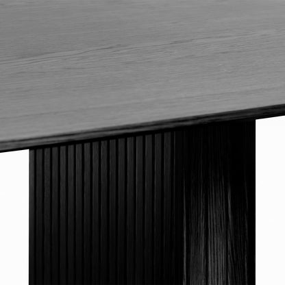 Table à manger 6 personnes 190 cm - Bois - ALBA