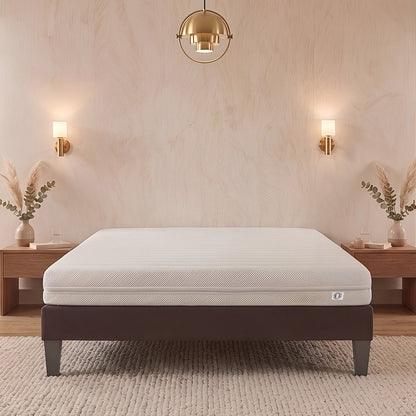 Matelas Egio - Mousse au toucher latex - Ferme - Fabriqué en France - 12 cm d'épaisseur