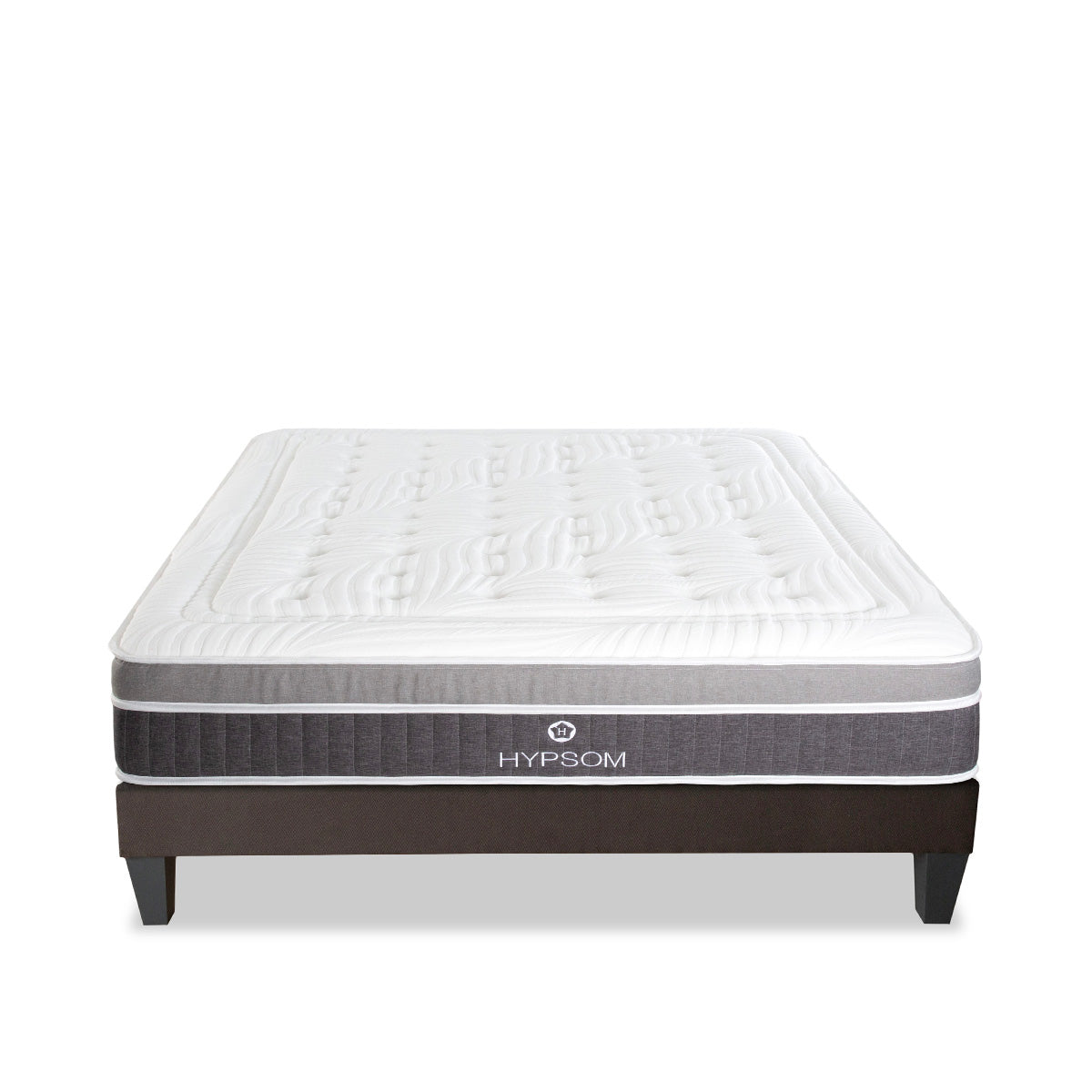 Ensemble ELEGANCE place Matelas Mémoire de forme + Sommier Bois