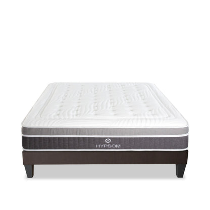 Ensemble ELEGANCE place Matelas Mémoire de forme + Sommier Bois