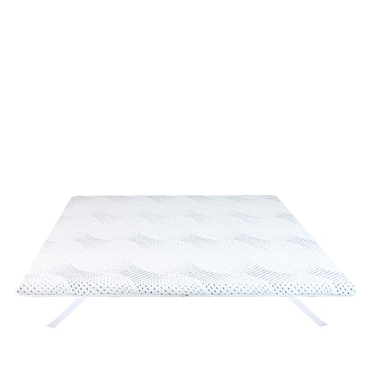 Surmatelas Viscotouch - Mémoire de forme + gel thermorégulant - Fabriqué en France - 5 cm d'épaisseur