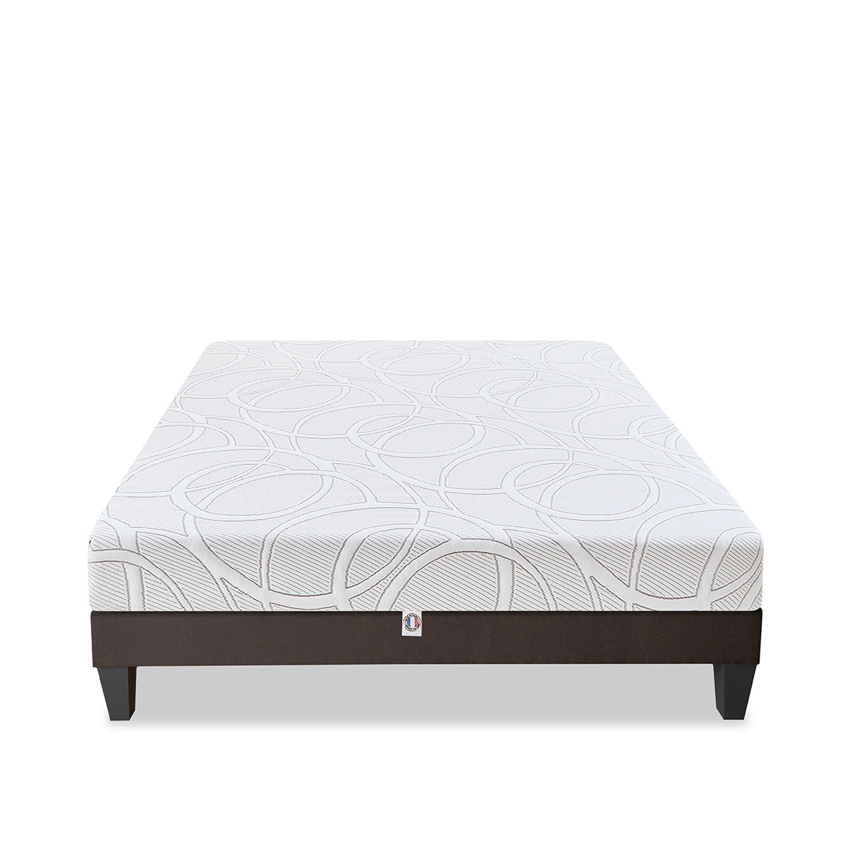 Ensemble Matelas Mémoire de forme EUPRAXIE avec sommier