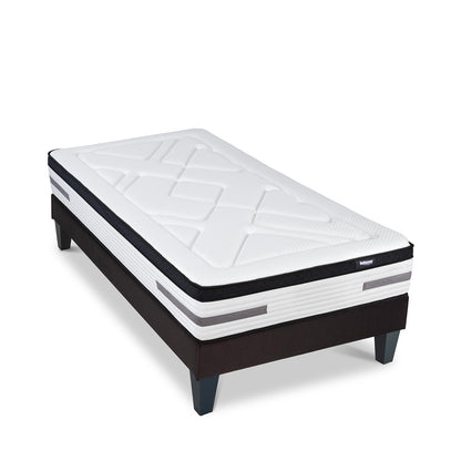 Ensemble Matelas Hybride BELLEVUE avec sommier