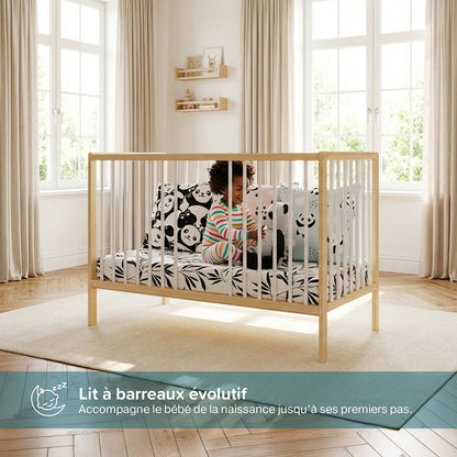 Lit bébé évolutif MATHIS