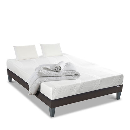 Prêt-à-dormir PARIS avec Sommier, Couette, Oreillers et Protège-matelas