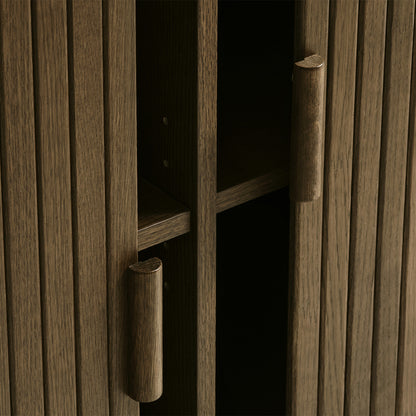Buffet 160 cm 2 portes - Bois - OLBIA