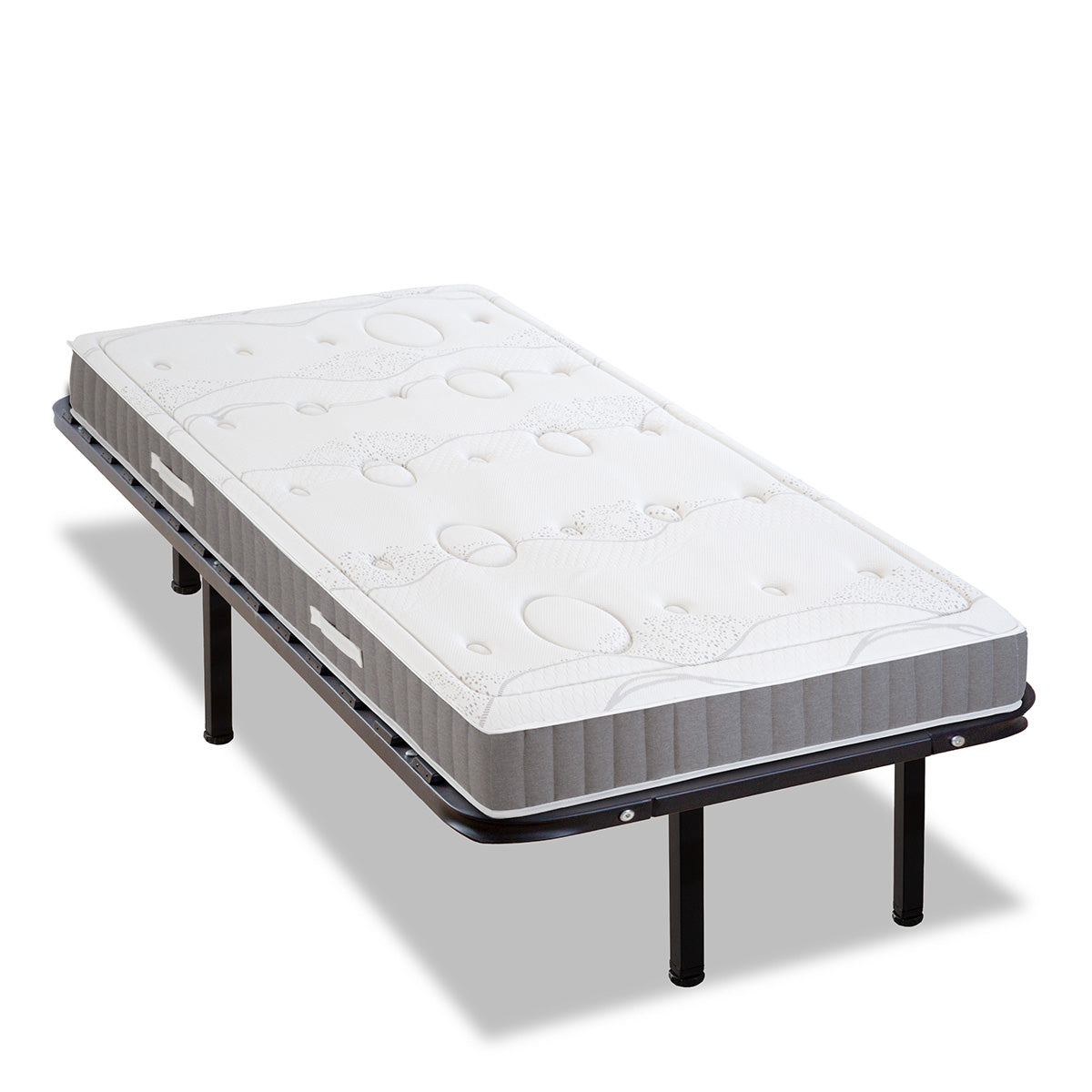Ensemble Matelas Mémoire de forme INTUITION avec Cadre à lattes