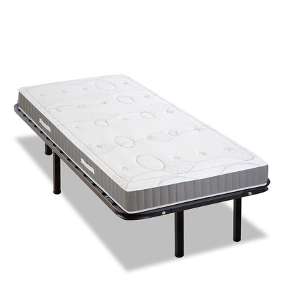 Ensemble Matelas Mémoire de forme INTUITION avec Cadre à lattes