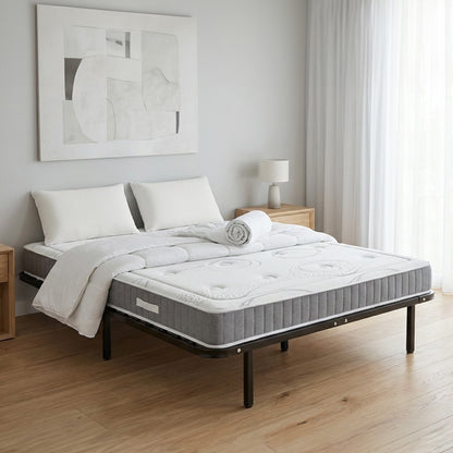 Prêt-à-dormir INTUITION avec Cadre à lattes, Couette, Oreillers et Protège-matelas