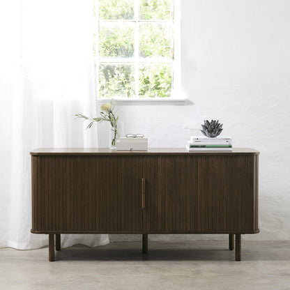 Buffet 160 cm 2 portes - Bois - OLBIA