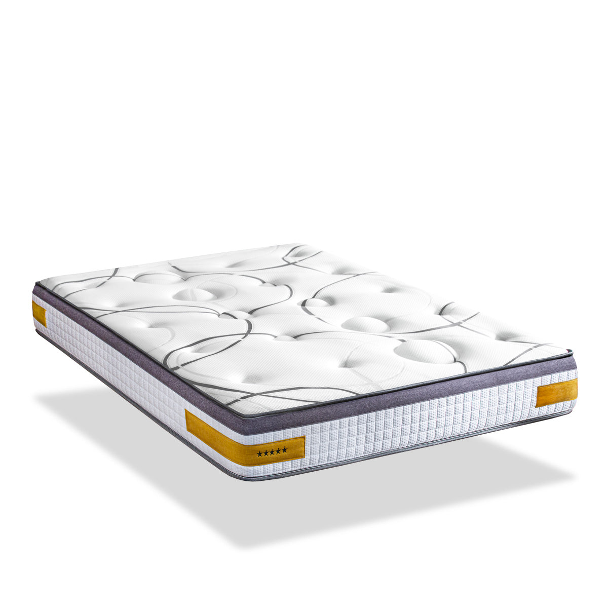 Ensemble Matelas Mémoire de forme COPENHAGUE avec sommier