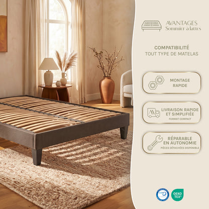 Ensemble Matelas DOLCE VITA et Sommier AURORE
