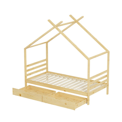 Lit cabane avec tiroir BAMBINO