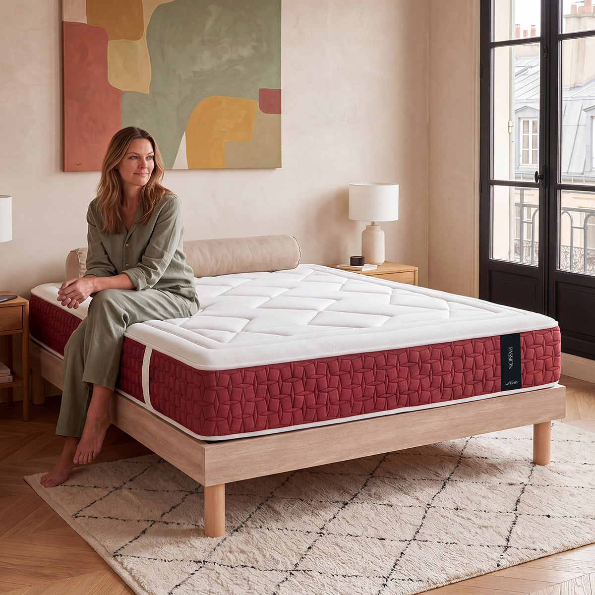 Ensemble Matelas PASSION et Sommier SÉLÉNA