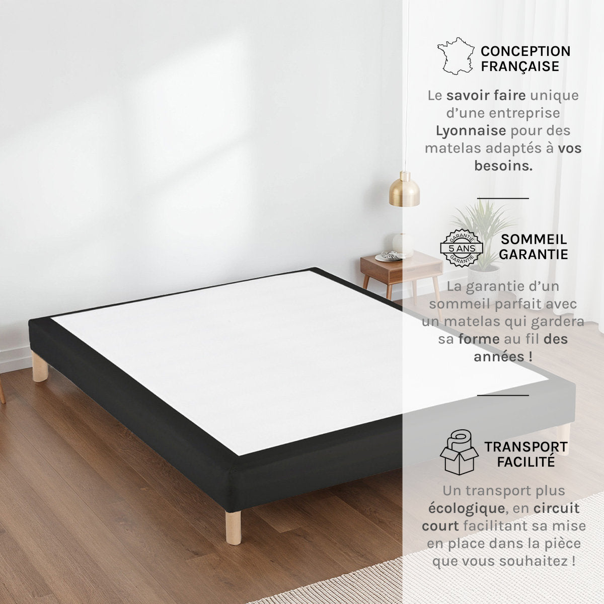 Sommier Tapissier Simili FARO