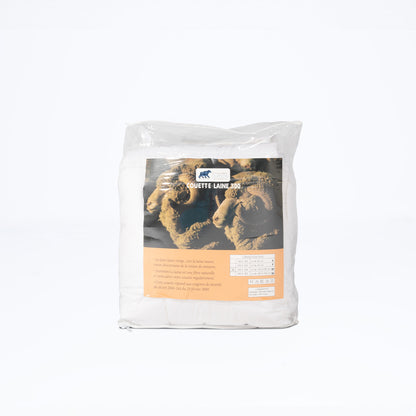 Couette Sweetness - Laine naturelle 300 g/m² - Chaude et respirante - 4 cm d'épaisseur