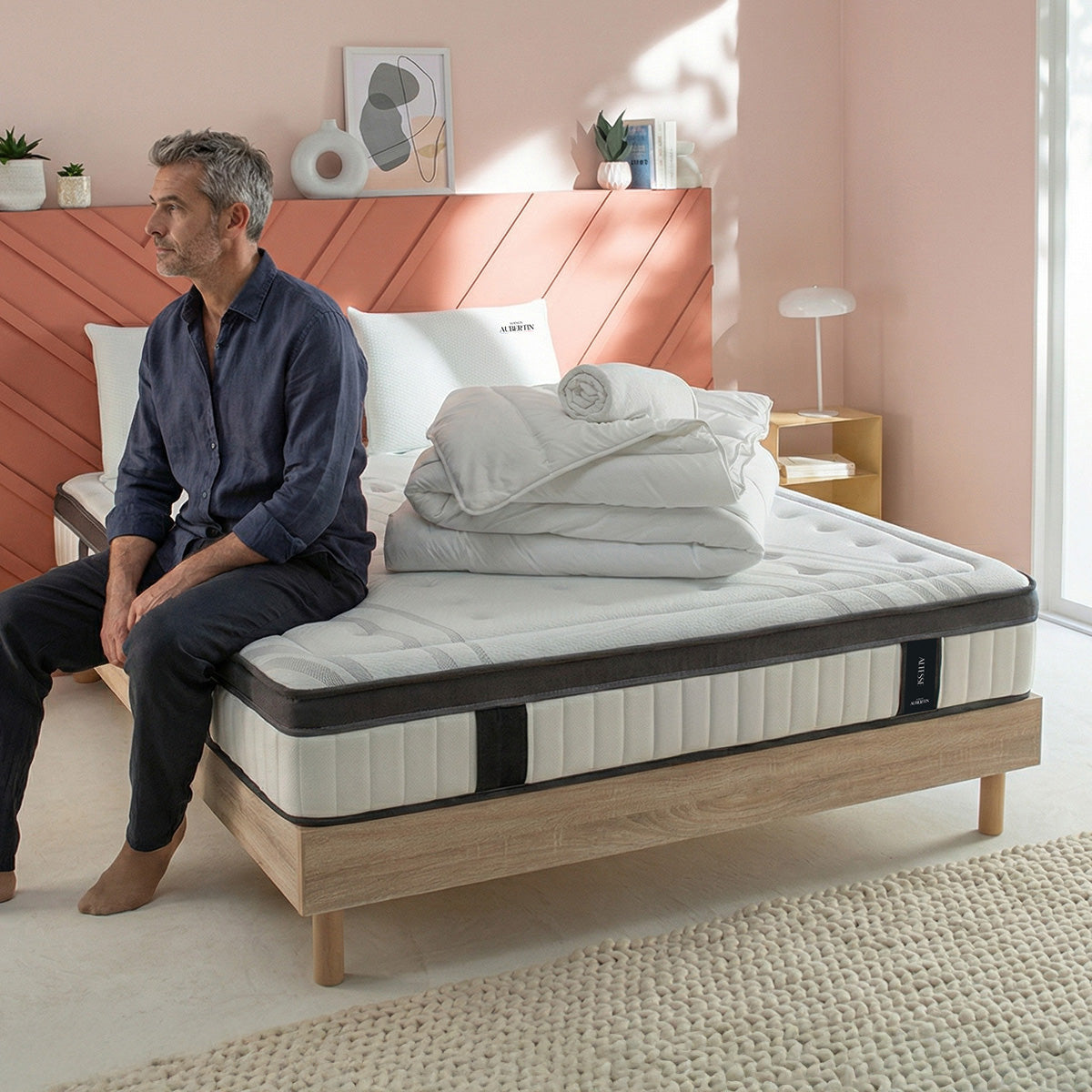 Prêt-à-dormir ALTESSE avec Sommier SÉLÉNA et Accessoires