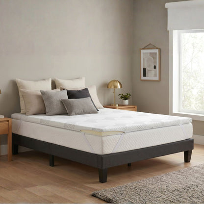 Surmatelas Mémoire de forme et Gel fraîcheur 5 cm VISCO TOUCH