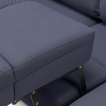Canapé d'angle convertible - 4 places - Tissu - ANACAPRI