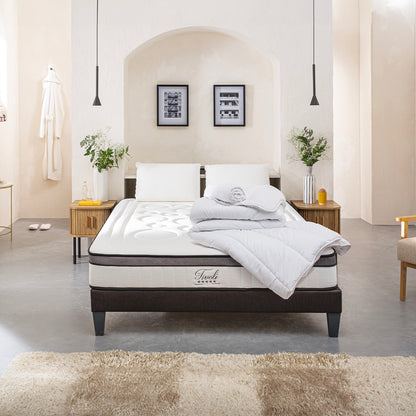 Prêt-à-dormir TIVOLI avec Sommier, Couette, Oreillers et Protège-matelas