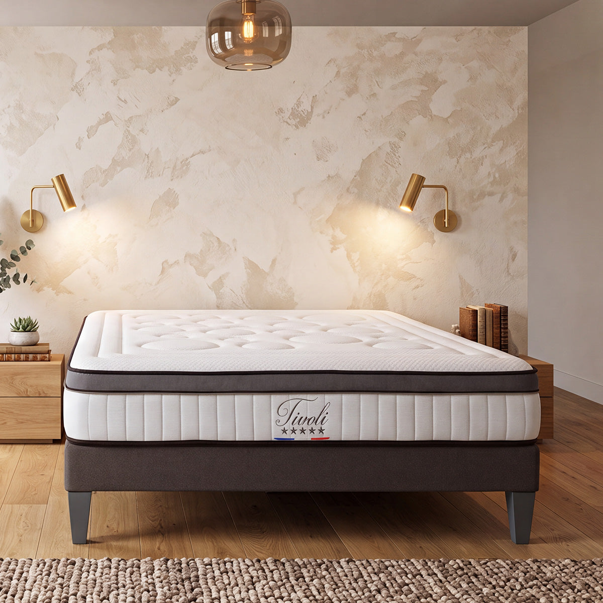 Matelas Tivoli - Mémoire de forme - Accueil moelleux - 25 cm d'épaisseur