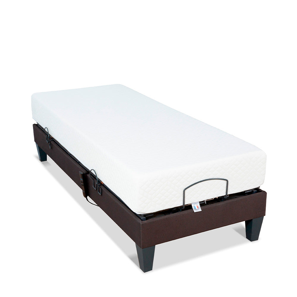 Ensemble Matelas Mémoire de forme ABSOLU avec sommier MONDOR
