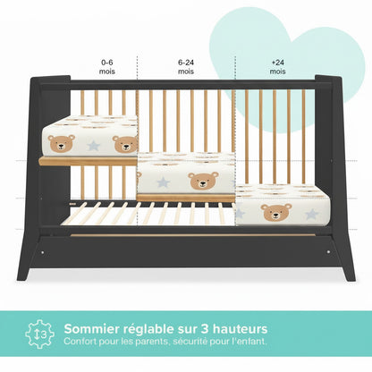 Lit bébé évolutif TIMEO