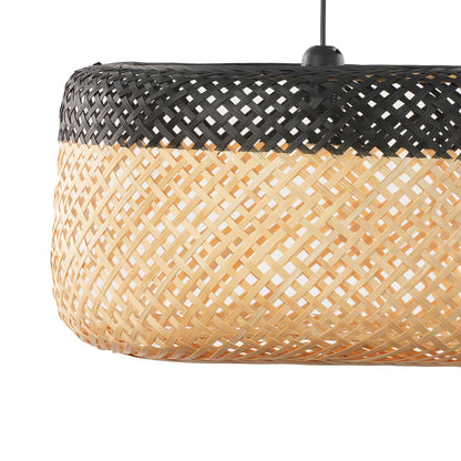 suspension-bambou-bicolore-ronde