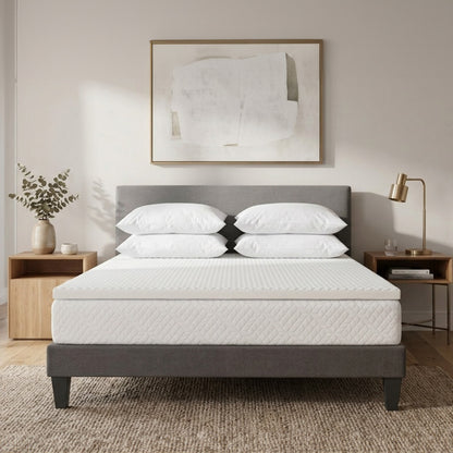 Surmatelas Nuage - Mémoire de forme + zonage de confort - 4 cm d'épaisseur