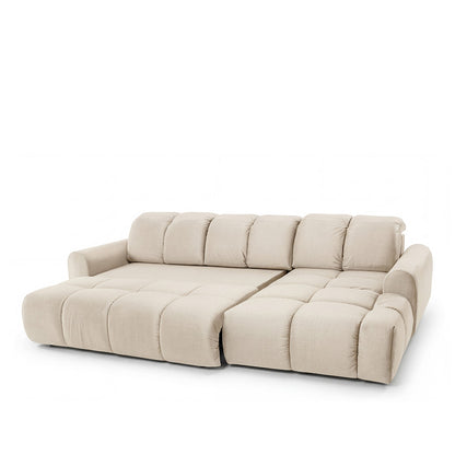 Canapé d'angle convertible - 4 places - Tissu - ANACAPRI