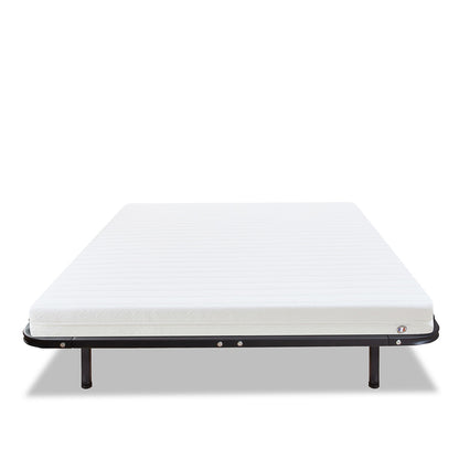 Ensemble Matelas Mousse EGIO avec Cadre à lattes