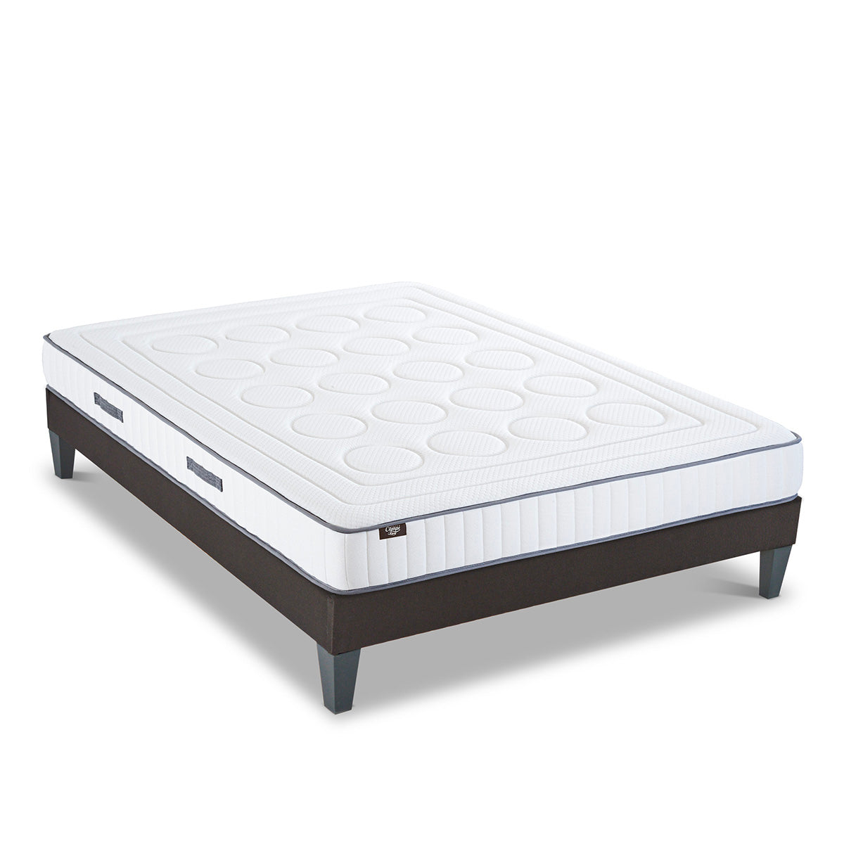 Ensemble Matelas Mémoire de forme CRISTAL avec sommier