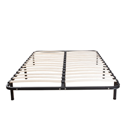 Prêt-à-dormir CRISTAL avec Cadre à lattes, Couette, Oreillers et Protège-matelas