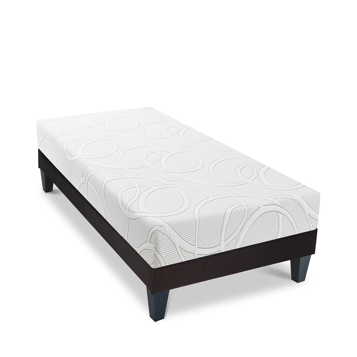Ensemble Matelas Mémoire de forme EUPRAXIE avec sommier